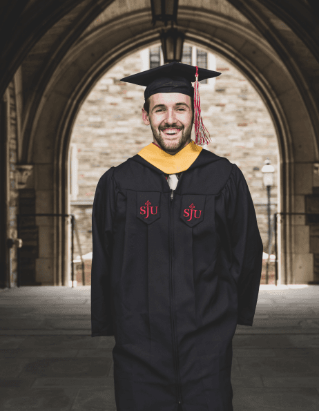 Seth Graduating from St. Josephs's